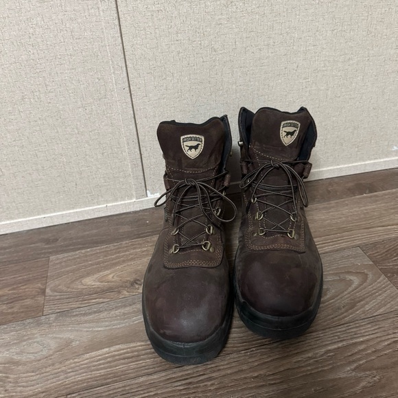NWT Irish Setter Red Wing Steel Toe leather Waterproof work Boots Mens sz 13 - Picture 1 of 10